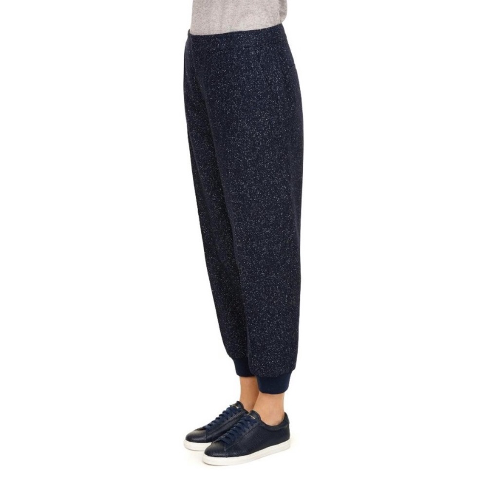Club Monaco wool + silk speckled knit jogger | Small/XS
